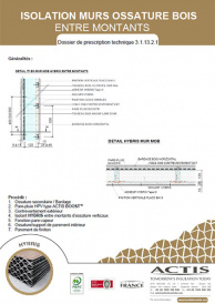 Descriptif isolation HYBRIS en murs MOB