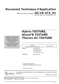 HYBRIS - DTA toiture 20/16-373